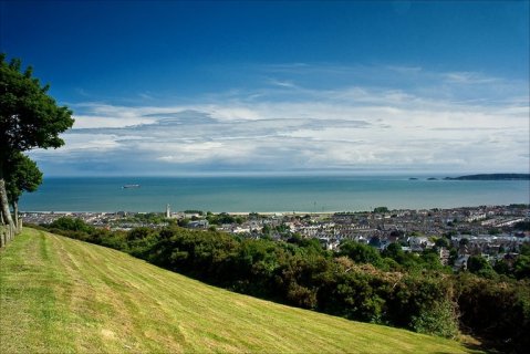 Over Swansea Bay