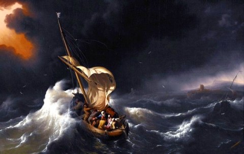 God with us in the storm