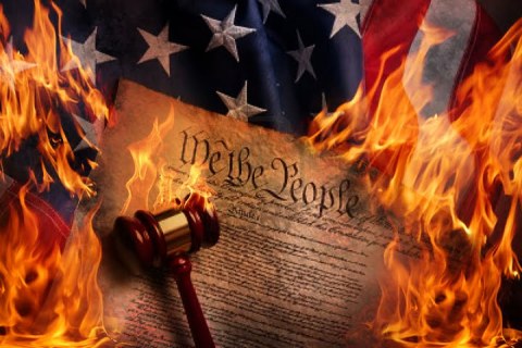 constitution-on-fire