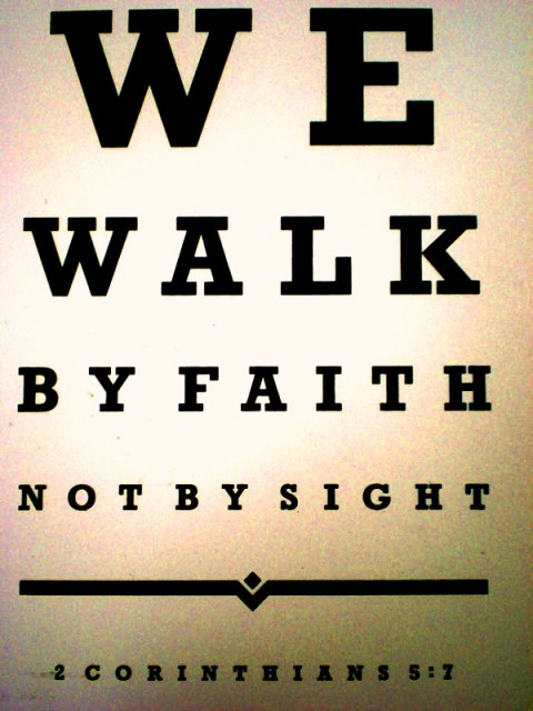 walk by faith